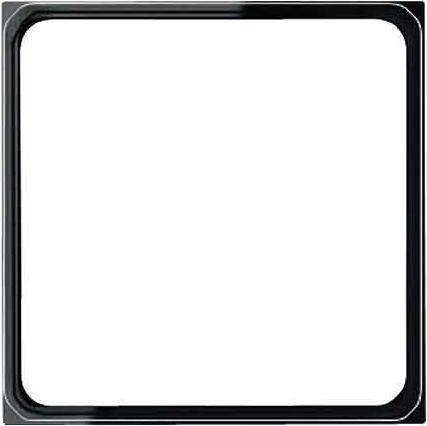 Actual product image JUNG Intermediate frame bw LS 55x55mm RAL9005 LS981ZSW