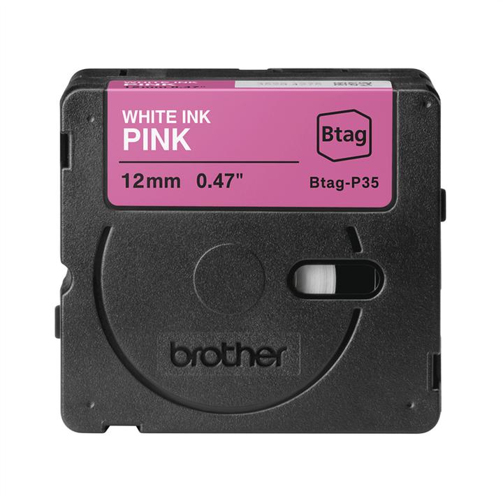 Actual product image Brother Btag (1.20 cm, Pink, White)