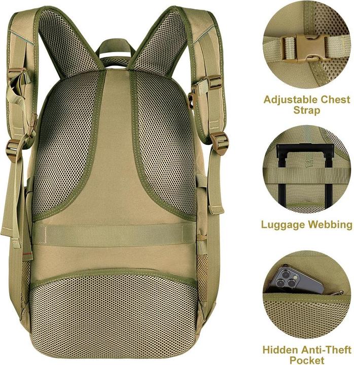 Produktbild Only-Bags.Store Wanderrucksäcke, wasserdichter Laptop-Rucksack, Computer-Freizeitrucksack, Business-Rucksack für (45 l)