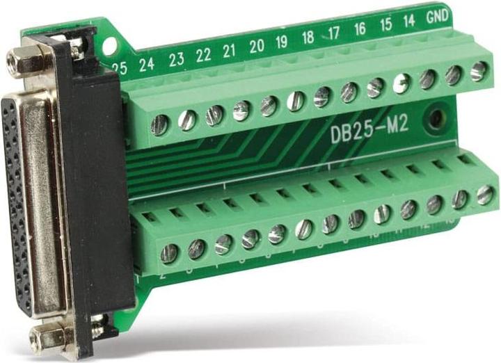 Actual product image Eneroid Sub-D adapter, 25-pin, coupling / screw terminals