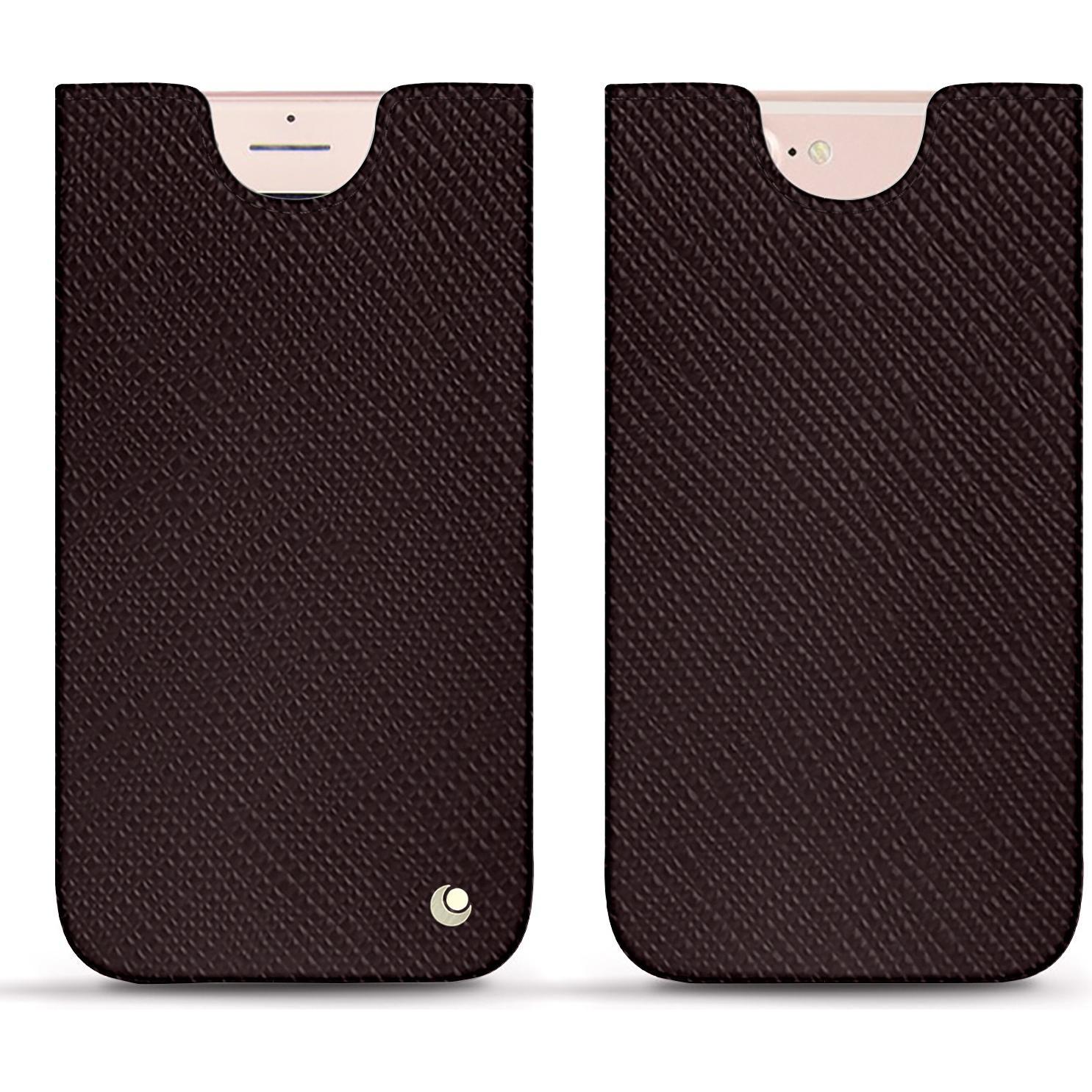 Noreve Lederschutzhülle (Apple iPhone 7 Plus), Smartphone Hülle, Braun