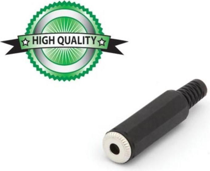 Immagine prodotto Velleman Connettore Jack Femmina 3.5Mm Stereo in plastica nera