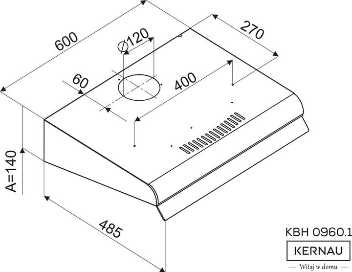 Actual product image Kernau KBH 0960.1 X (Flat-screen hood)