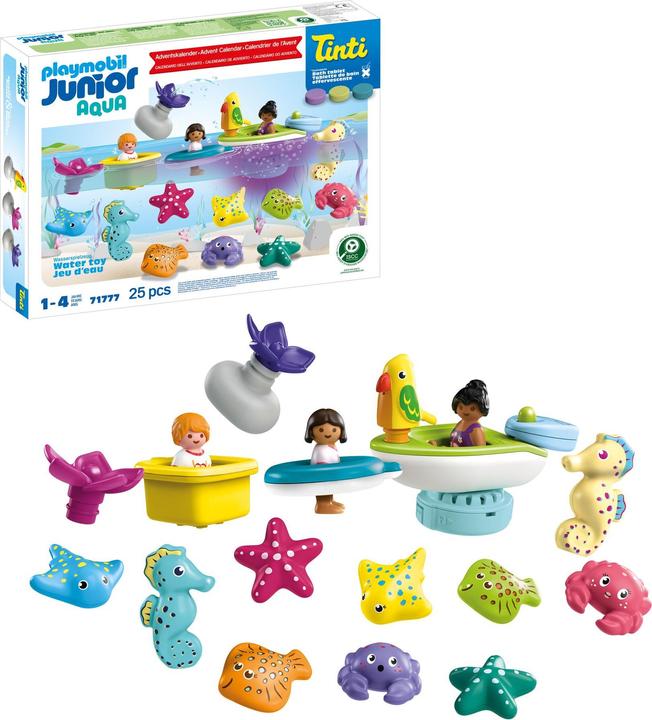 Productafbeelding Playmobil 71777 JUNIOR & Tinti: Bunter Badespass Adventskalender
