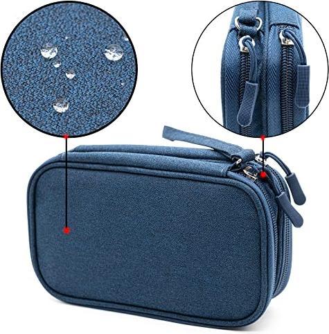 Image du produit Only-Bags.Store Sac organiseur de câbles Petit sac étanche pour câbles Sac double couche avec plaque fixe