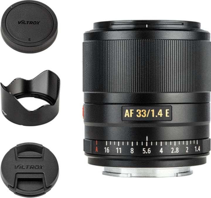 Produktbild Viltrox FE-33MM STM APS-C, auto focus prime lens with large aperture, for Sony E mount, 33mm/f1.4 (Sony E, APS-C / DX)