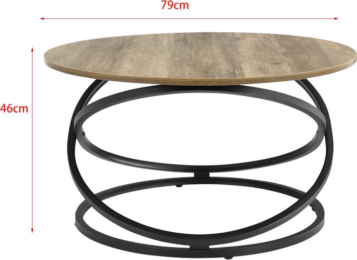 Actual product image En.Casa Christchurch (79 x 79 x 46 cm)