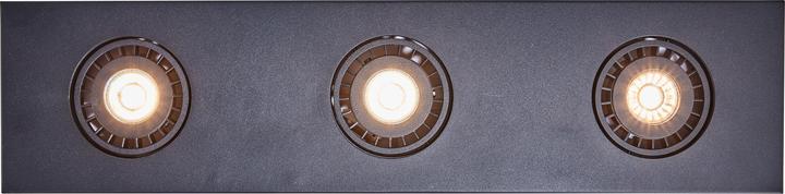Image du produit Brilliant Doro LED plafonnier 3flg sable noir (345 lm, GU10)