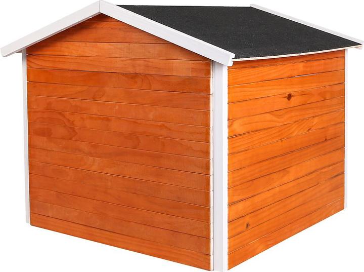 Immagine prodotto Wiltec Garage tosaerba robotizzato casetta da giardino in legno stazione di ricarica protezione UV (Robot falciante, Robot tagliaerba garage)