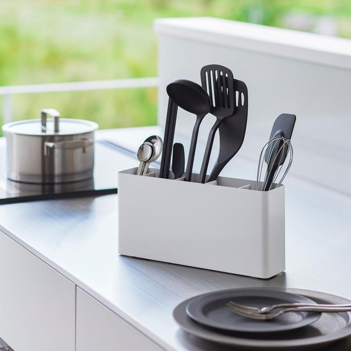 Actual product image Yamazaki Kitchen utensil and chopping board holder TOWER