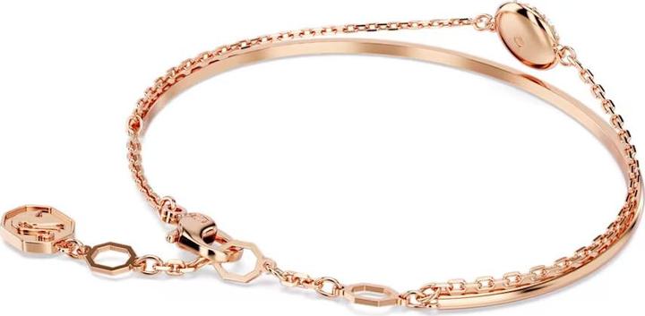 Actual product image Swarovski Meteora bangle white rose gold (17 cm, Swarovski Metal)