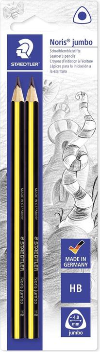 Actual product image Staedtler Pencil NC jumbo 2 ST blister card (4 mm, HB, 1 x)