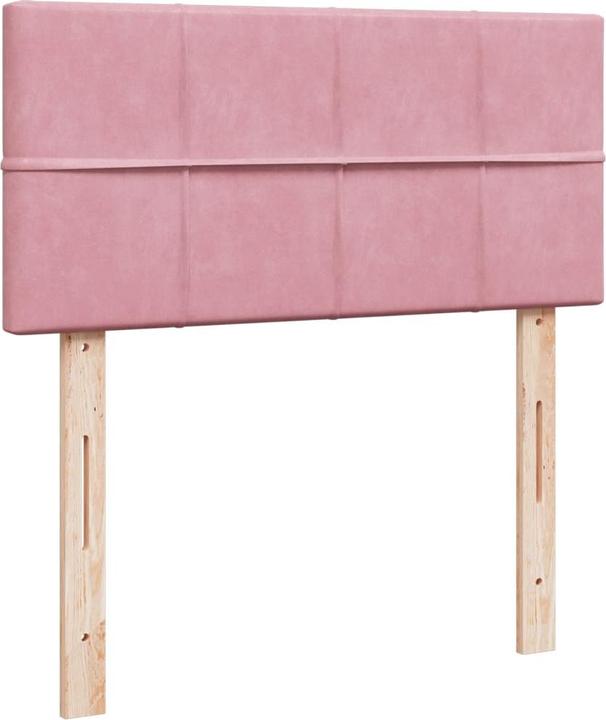 Produktbild vidaXL Bo x springbett mit Matratze 200 x 200 cm Samt (200 x 200 cm)