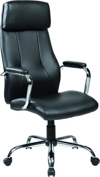 Actual product image Rocada Executive chair, 986V22 faux leather black, chrome frame (48 - 58 cm)