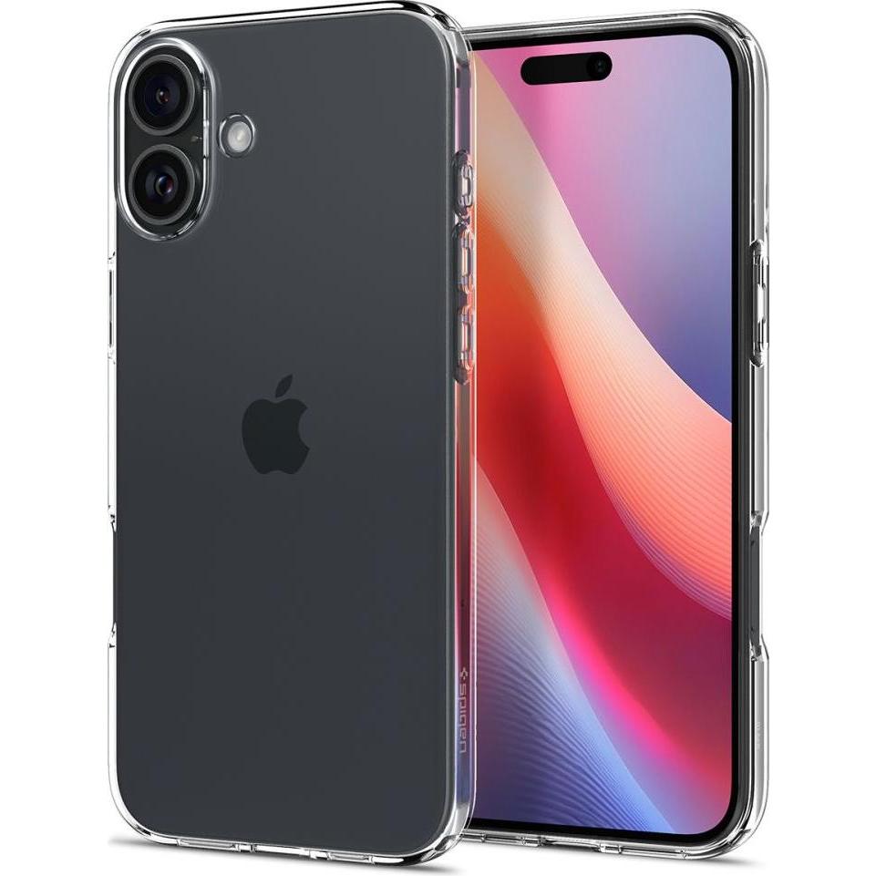 Thumbnail - Spigen Liquid Crystal iPhone 16 Plus crystal clear ACS08064 (Apple iPhone 16 Plus), Smartphone Hülle, Transparent