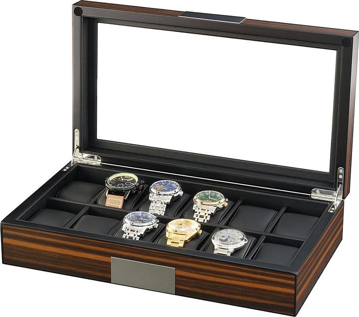 Actual product image Rothenschild Watch box RS-2377-12EB for 12 watches ebony