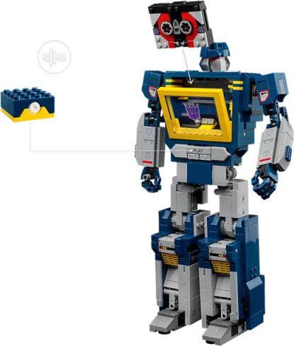 Actual product image LEGO Transformers: Soundwave (10358, LEGO Icons)