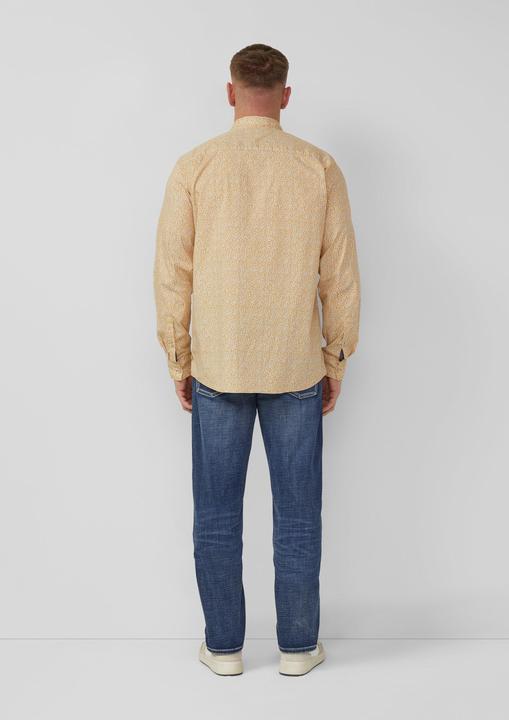 Immagine prodotto s.Oliver Hemd Hemd aus Baumwollstretch mit All-over-Print (XL)