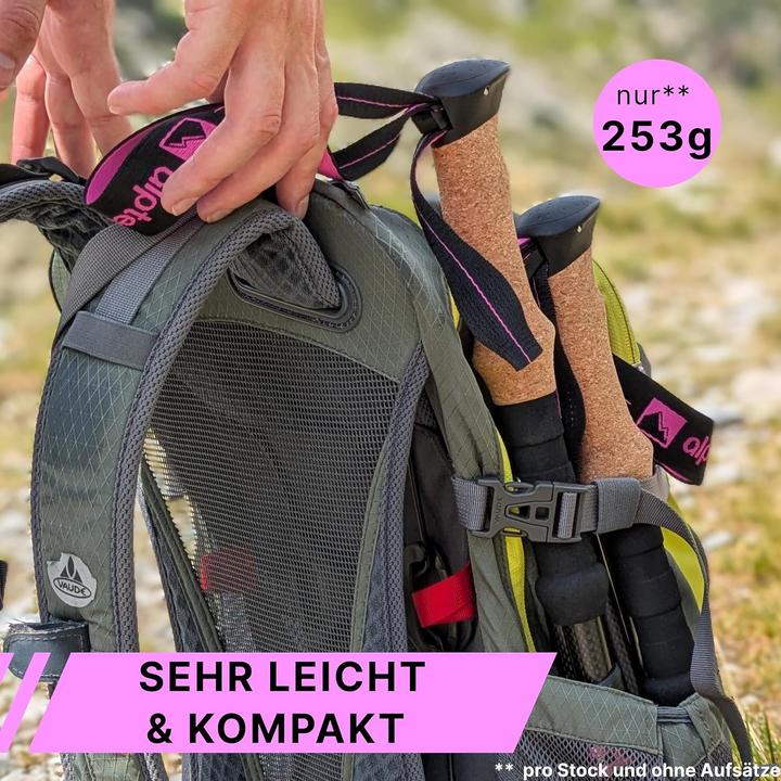 Produktbild Alpteq Faltbare Trekkingstöcke (100 - 120 cm)