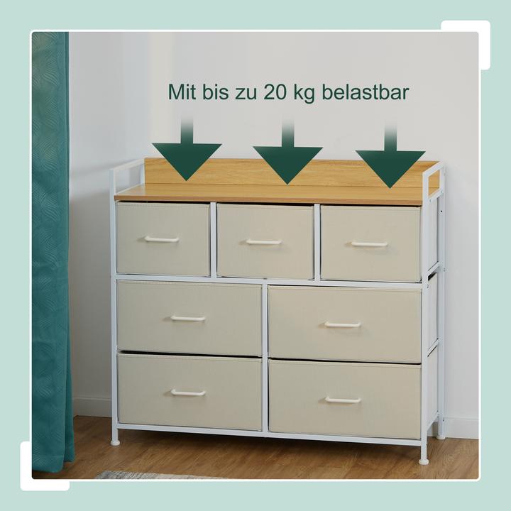 Image du produit Relaxdays Commode (100 x 30.50 x 85 cm)