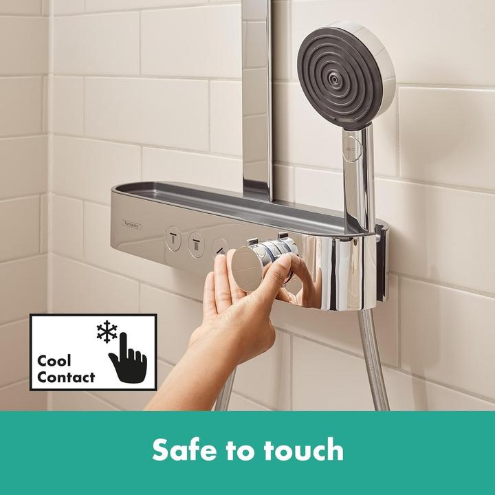 Produktbild hansgrohe Showerpipe 260 2jet mit ShowerTablet Select 400 : Farbe - Chrom
