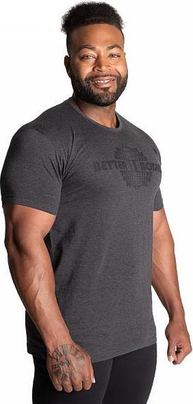 Actual product image Better Bodies Recruit Tee Dark Grey Melange (XXL)