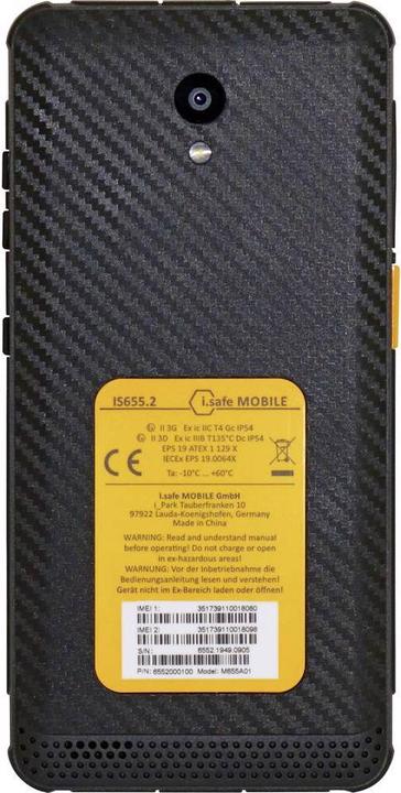 Actual product image I.safe Mobile IS655.2 (32 GB, Black, 5.50", Dual SIM, 4G)