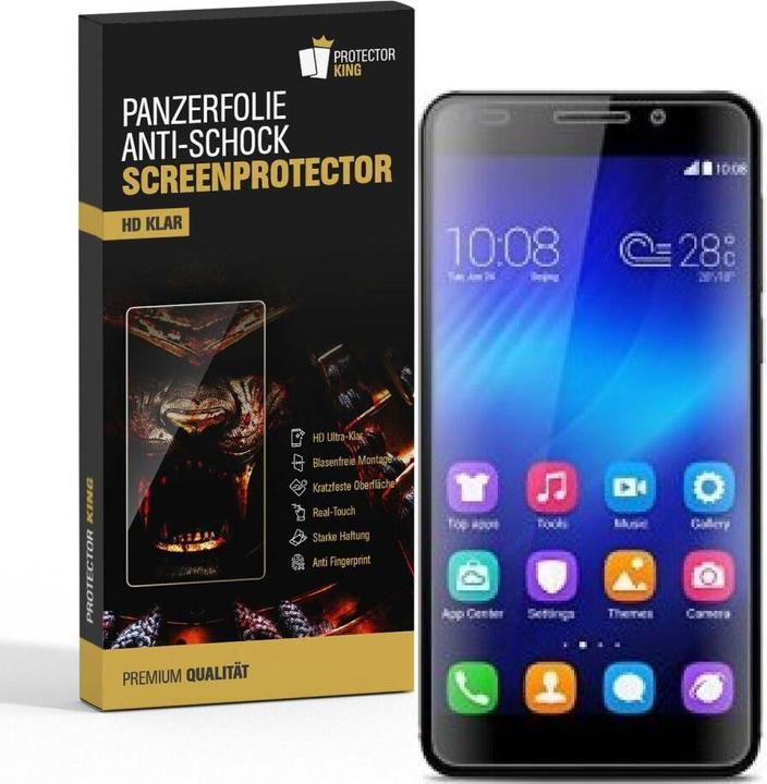 Actual product image Protectorking 4x Panzerfolie Anti-Shock HD Klar (4 Piece, Fee 6)