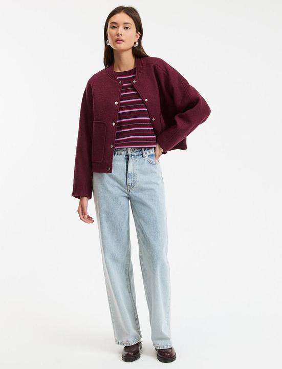 Produktbild La Redoute Collections Kurzes Blouson mit Druckknöpfen (XS)