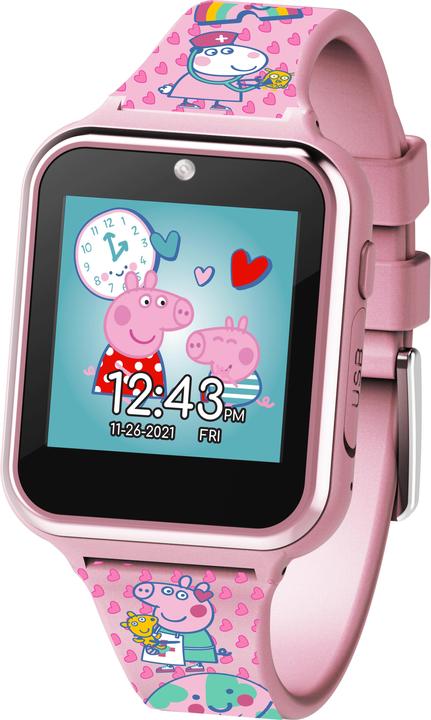 Actual product image Accutime Kids Smart Watch Peppa Pig (pink): selfie camera, photo & video, stopwatch, 6 games, 3... (40 mm)