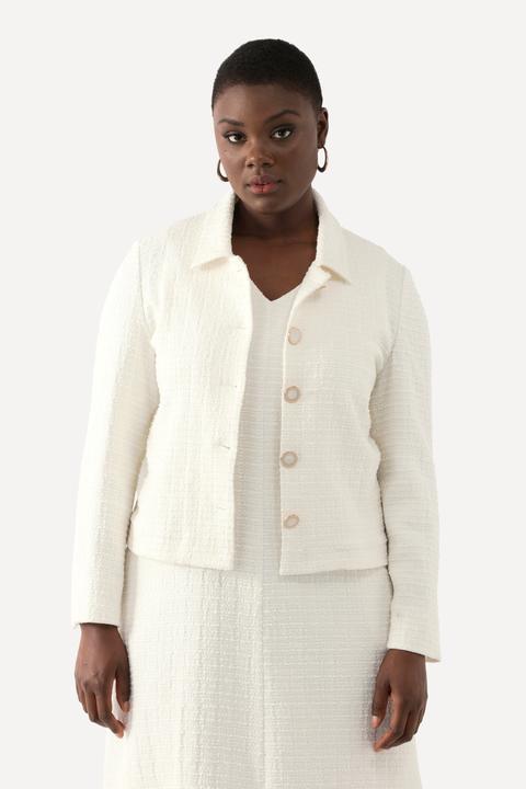 Actual product image Ulla Popken Textured Boucle Jacket (50, 52)