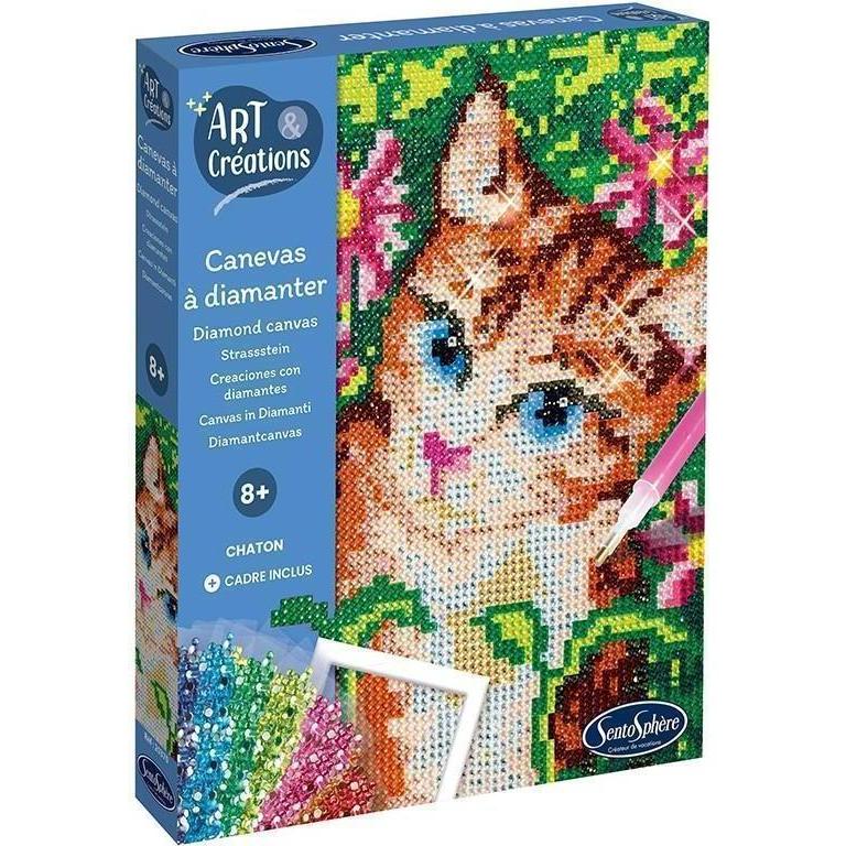 Thumbnail - Sentosphere Strasssteinbild Katze