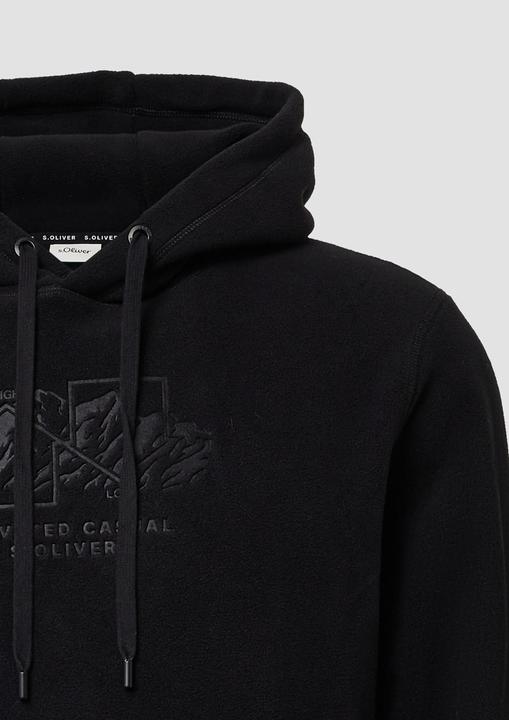 Produktbild s.Oliver Sweatshirt Fleece-Hoodie mit Artwork (S)