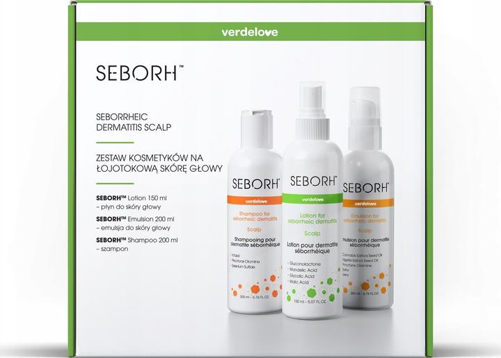 Produktbild Seborh Set Seborrheic Dermatitis Kit Shampoo 200Ml + Emulsion 200Ml + Scalp Lotion 150Ml (Haarpflege set)