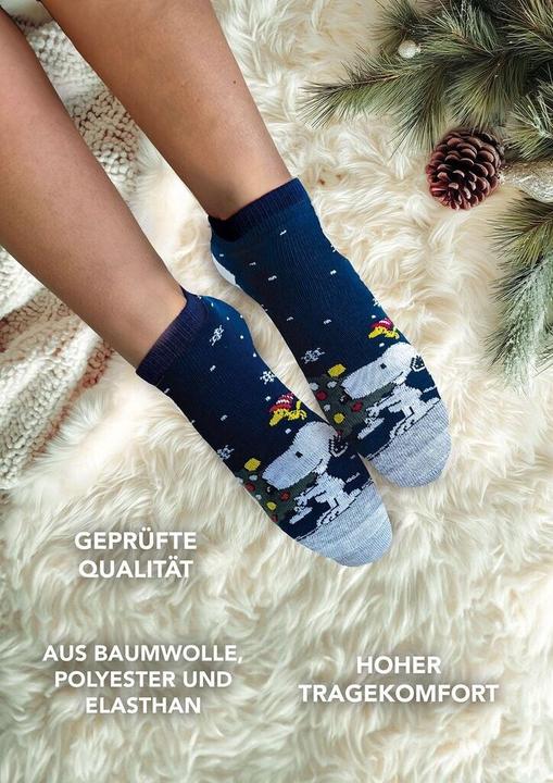 Image du produit Sockswear Calendrier de Noël avec chaussons + chaussettes longues (35 - 38)