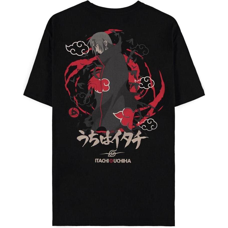 Thumbnail - Difuzed, Herren, Shirt, Naruto Shippuden T-Shirt Itachi Uchiha Grösse S, Schwarz, (S)