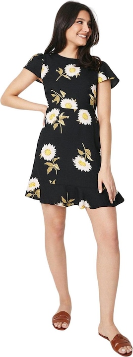 Produktbild Dorothy Perkins Minikleid Gestaffelter Saum FlatterÄrmel (36 D)