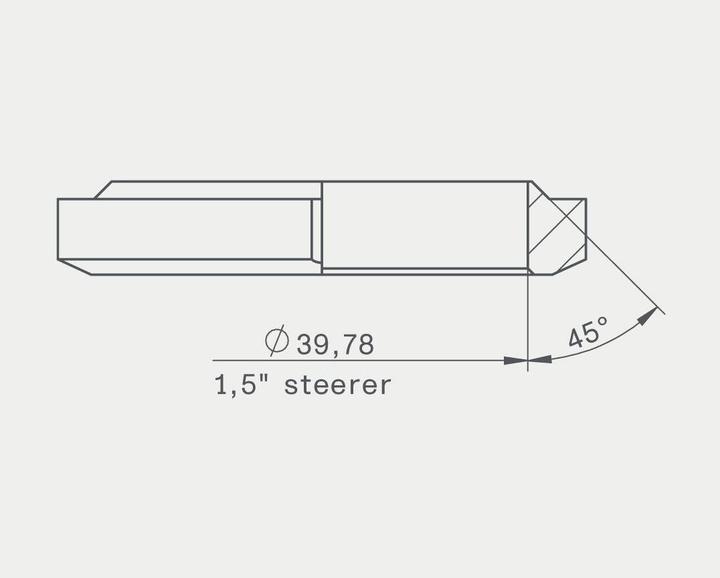 Image du produit Acros Cône de fourche 1.5' pour zs56 blocklock 150