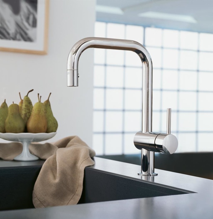 Immagine prodotto Grohe Einhand-Spültischbatterie MINTA 1/2Zoll, C-Auslauf cool sunrise gebürste