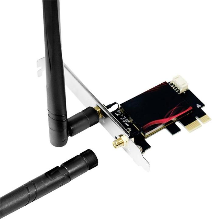 Actual product image LogiLink PCI Express card, WI-FI 6E &, BT5.0 (Mini PCI Express)