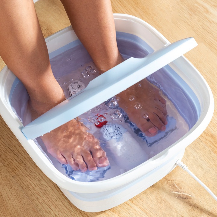 Immagine prodotto InnovaGoods Klappbares Fussbad mit Rollen und Hydromassage Footopy