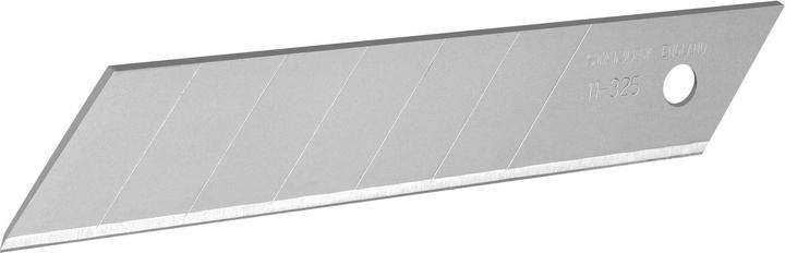 Actual product image Stanley Snapoff blades 111325 Gr.25mm L.110mm Thickness 0,7mm straight 7 snapoff segments (Replacement blade)