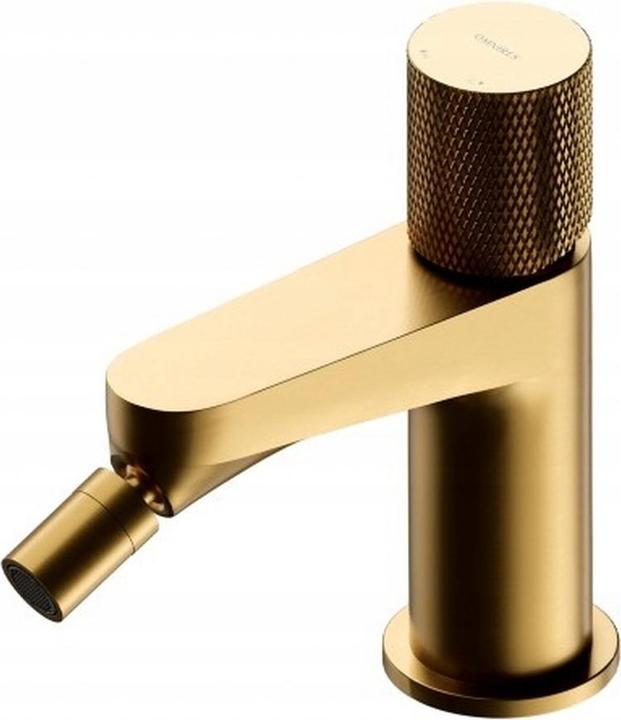 Omnires Contour Stand-Bidetarmatur, gebürstetes Gold