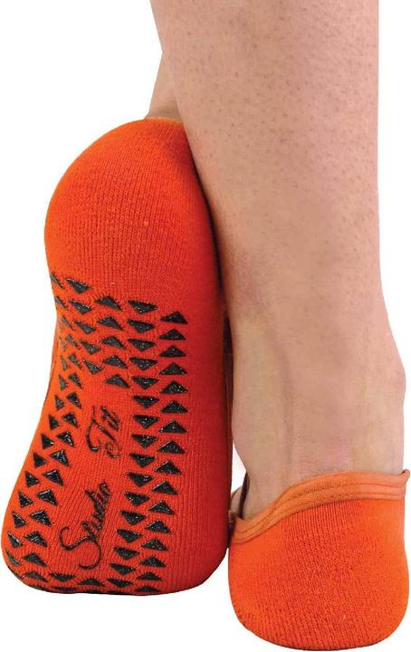 Produktbild Sock Snob 2er Pack Baumwolle Yoga Socken Füsslinge Unsichtbare mit Antirutsch ABS (37 - 42)