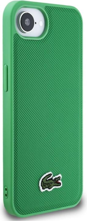 Immagine prodotto Lacoste Case Iconic Petit Pique Woven Logo MagSafe for iPhone 16e green (Apple iPhone 16e, Apple iPhone 17e)