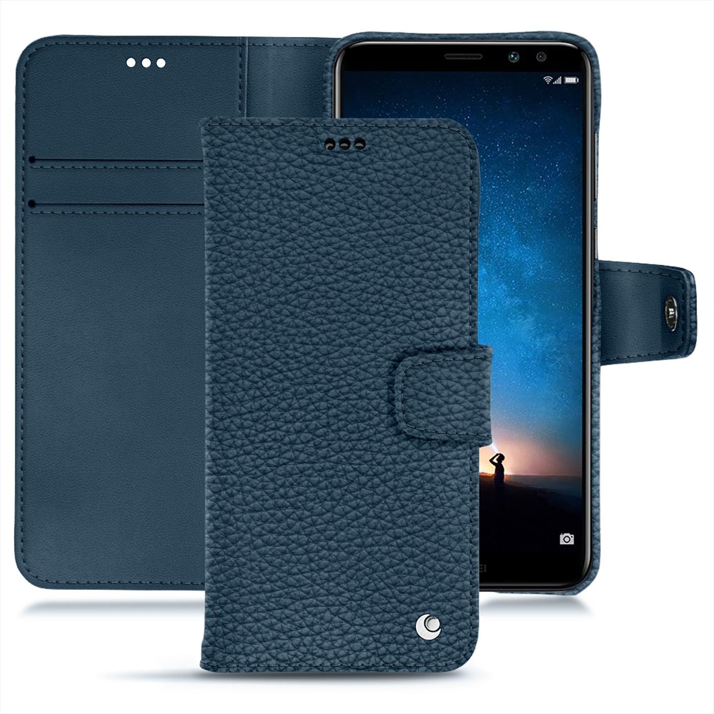 Thumbnail - Noreve Lederschutzhülle Wallet (Huawei Mate 10 Lite), Smartphone Hülle, Blau