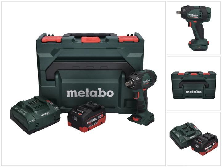 Produktbild Metabo SSW 18 LTX 300 BL Akku Schlagschrauber 18V 480Nm 1/2" Brushless ( 602395840 ) + 1x Akku 8,0Ah