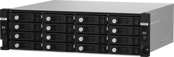 Actual product image QNAP TL-R1620Sdc, 16-bay, 3U, rackmount, SAS, JBOD, expansion enclosure with SAS expander, 12