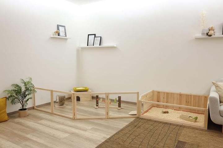 Produktbild Kerbl Raumteiler-Kleintierauslauf 4 Elemente á 58x48 cm