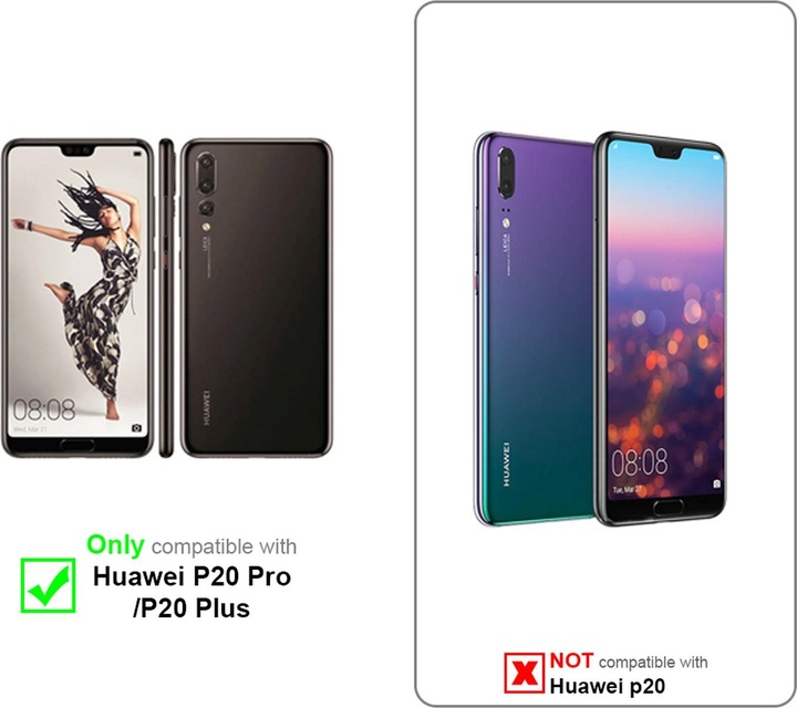 Produktbild Cadorabo Book Classy Style Cover (Huawei P20 Pro, Huawei P20 Plus)
